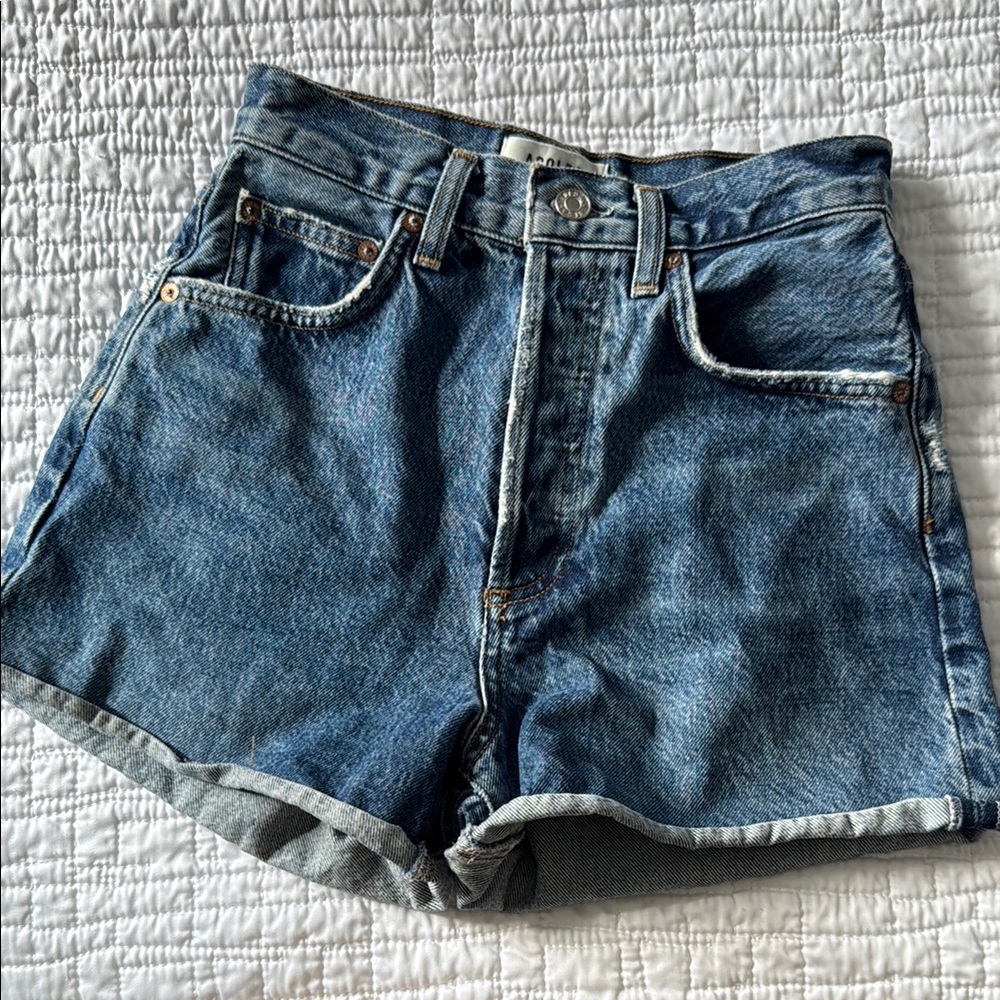 Agolde Parker Denim Shorts